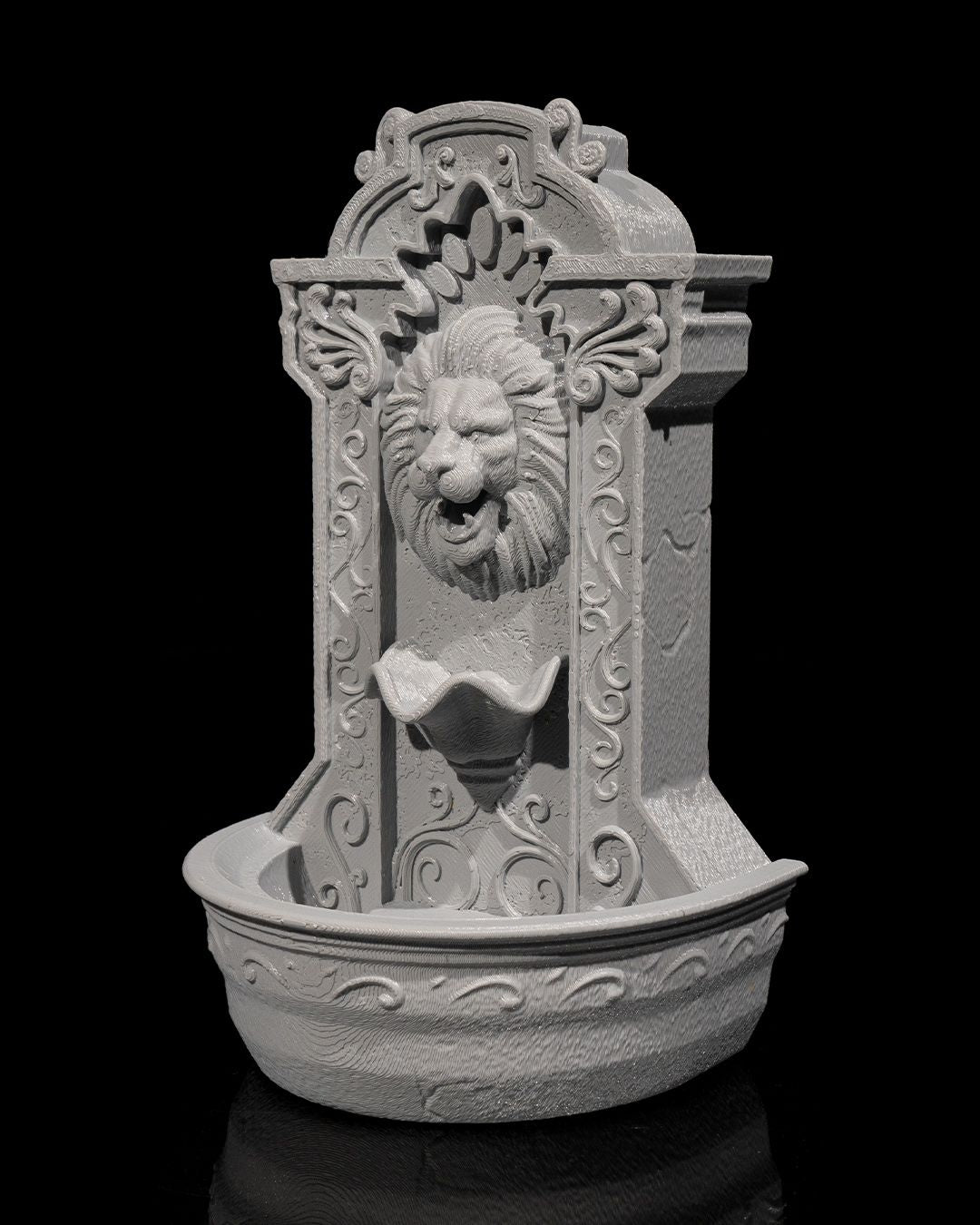 Lion's Courage Fountain Backflow Burner