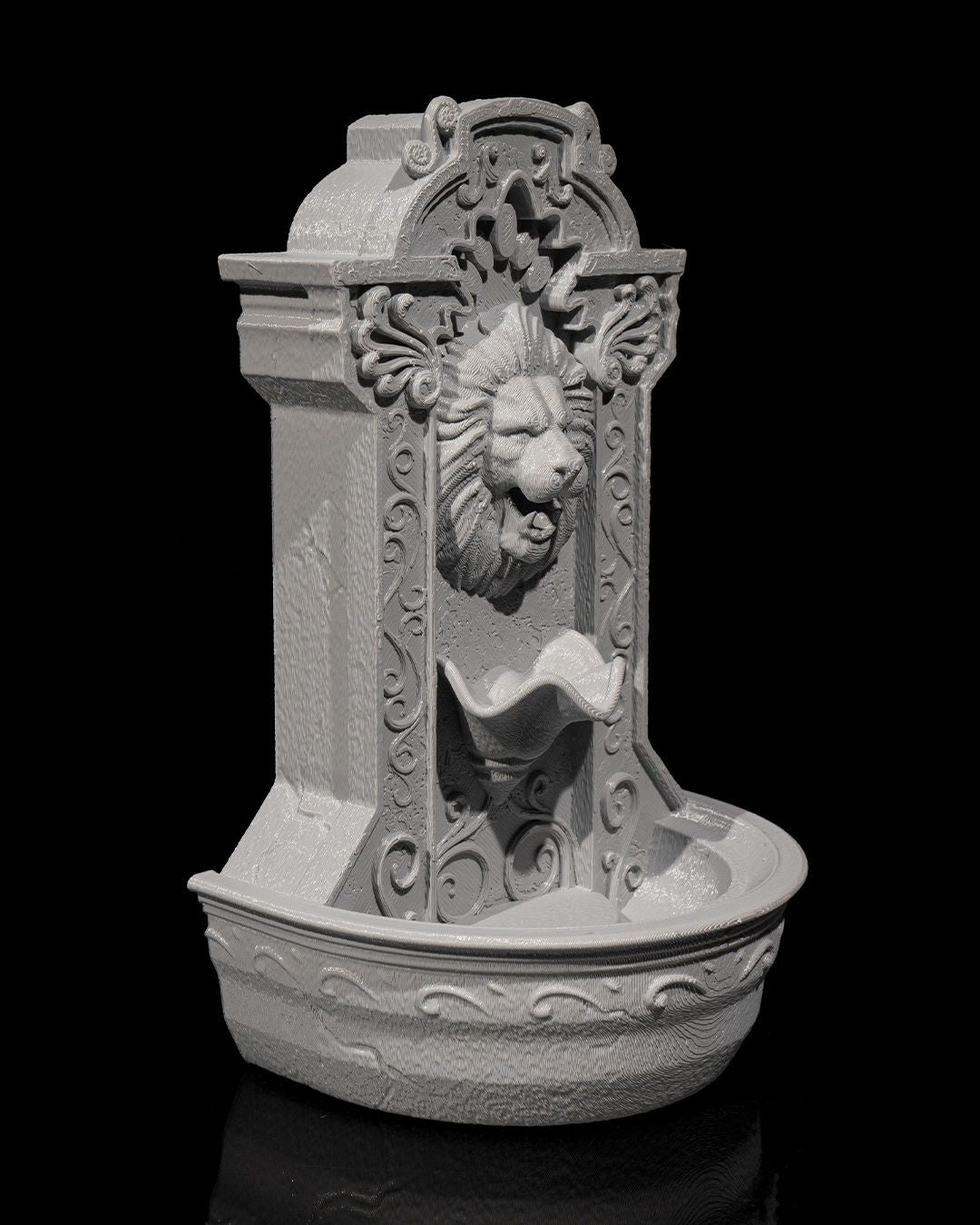 Lion's Courage Fountain Backflow Burner